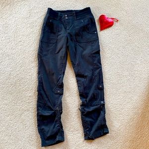 Athleta Charcoal Cargo Pants